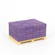 تصویر آجر فشاری مینیاتوری بنفش دو سایز 1.12 و 1.24