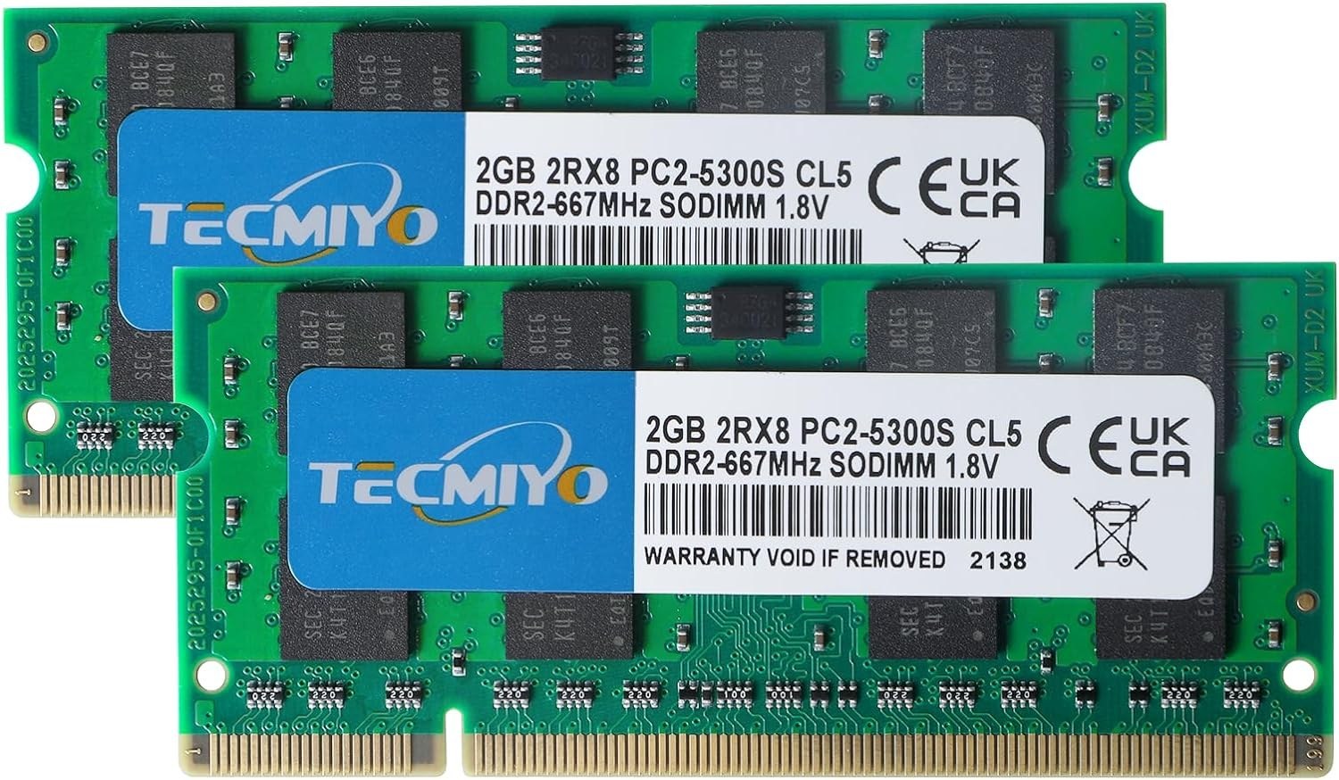 خرید و قیمت کیت TECMIYO 8 GB (4x2GB) DDR2 800MHz PC2-6400 PC2
