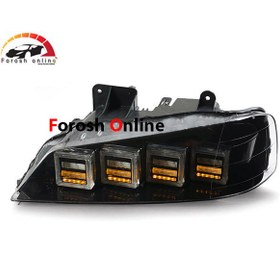 تصویر چراغ جلو پژو پارس طرح بوگاتی 