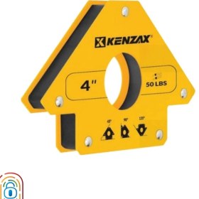 تصویر گونیا مغناطیسی جوشکاری 4 اینچ کنزاکس مدل 1904 Kenzax 4-Inch Magnetic Welding Square, Model 1904