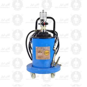 تصویر پمپ گریس بادی سطلی HARDEX مدل 20L 