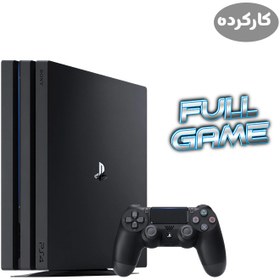 تصویر کنسول بازي سونی مدل PS4 Pro به همراه فول گیم | کارکرده | حافظه 1 ترابایت | تحویل فوری 