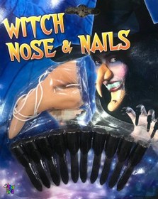 تصویر دماغ و ناخن هالوین 