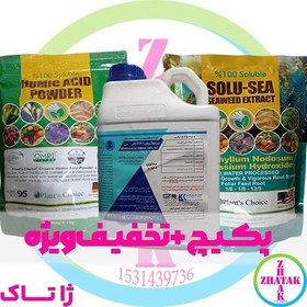 تصویر پکیچ هیومیک + جلبک سولو سی + بردو 5 لیتری 