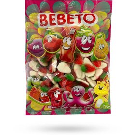 تصویر پاستیل توت فرنگی ببتو bebeto وزن 1000گرم 