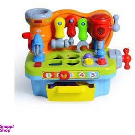 تصویر میز ابزار آموزشی و موزیکال هالی تویز (Huile toys) کد 907 