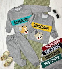 تصویر بلوز شلوار پسرانه گربه 