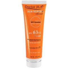 تصویر کرم ضد آفتاب رنگی دکتر ژیلا با SPF63 مناسب انواع پوست حجم 50 میلی گرم Doctor Jila Sun Screen SPF 63