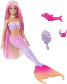 تصویر عروسک پری دریایی تغییر رنگ باربی مالibu برند barbie Barbie Malibu Colour Change Mermaid Doll