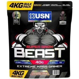 تصویر گینر مس یو اس ان سوپر گرو بیست ۴ کیلو گرم Gainer USN Super Grow Beast 4kg