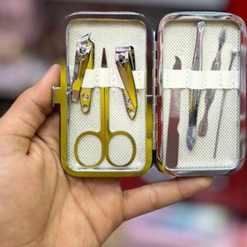 تصویر ست مانیکور دست - زرد 