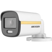 تصویر دوربین بولت 2 مگاپیکسل هایک ویژن مدل DS-2CE10DF3T-F Hikvision DS-2CE10DF3T-F 2MP ColorVu Fixed Mini Bullet Camera