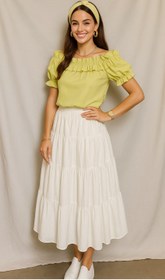 تصویر دامن بلند نخی چین چینی 