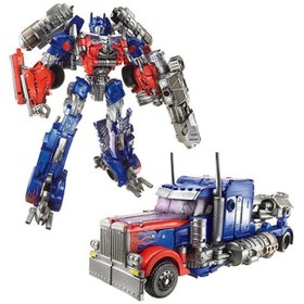 تصویر شخصیت اکشن آپتیموس پرایم از مجموعه ترنسفورمرز - شوالیه آخر برند qiaokai The Last Knight Transformers Optimus Prime Action Figure