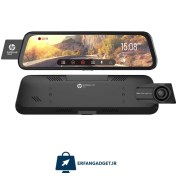 تصویر دوربین ثبت وقایع آینه ای hp799 به همراه دوربین عقب 