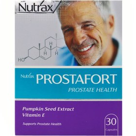 تصویر کپسول پروستافورت نوتراکس 30 عددی Nutrax Prostafort Caps