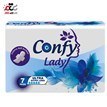 تصویر نوار بهداشتی کانفی لیدی مدل Ultra Extra long بسته 7 عددی Confi lady sanitary napkin, Ultra Extra long model, pack of 7