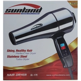 تصویر سشوار حرفه ایی سانلند مدل SL-175 استیل - استیل Sunland SL-175 steel professional hair dryer