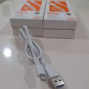 تصویر کابل شارژر میکرو برند دکین Dekkin سیم شارژ آندروید داخل سوکت رنگی micro usb کابل شارژ ارزان معمولی 