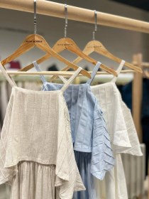 تصویر پیراهن لینن بچه گانه روناک 