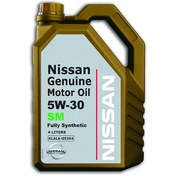 تصویر روغن موتور نیسان 5W-30 SM چهار لیتری – Nissan 