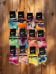 تصویر (12جفتی) جوراب نیم ساق اسپرت آبرنگی طاهری 