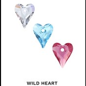 تصویر کریستال قلب آویز سواروسکی 