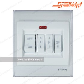 تصویر کلید کولر چهار پل شیشه ای 2008 (ایران الکتریک) 