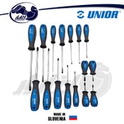 تصویر پیچ گوشتی یونیور مدل 607CB16TBI-JAM مجموعه 16 عددی 