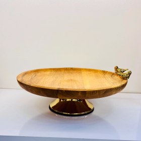 تصویر ظرف شیرینی چوبی 