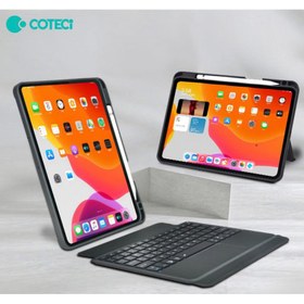 تصویر کیبورد بی سیم مگنتی آیپد Coteci 64009 Coteci 64009 Wireless Keyboard