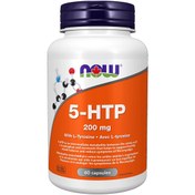 تصویر قرص سروتونین 200 میلیگرم 5-HTP برند NOW 