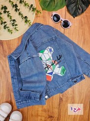 تصویر کت جین پسرانه چندطرح - نهال 