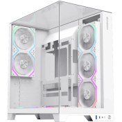 تصویر کیس کامپیوتر گیم مکس Infinity Pro ARGB Mid Tower سفید Game Max Infinity Pro ARGB Mid Tower White Computer Case