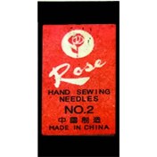تصویر سوزن خیاطی دستی مدل رز Rose سایز 2 بسته 20 عددی Rose Manual Sewing Needle Size 2