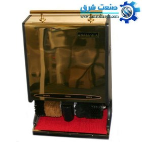 تصویر دستگاه واکس کفش با جنس استیل طلایی golden مدل AG1 