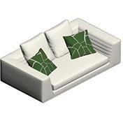 تصویر مبل نظری راجر Double Seat 