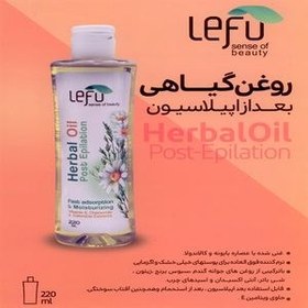 تصویر روغن بعد از اپیلاسیون لفو مدل کالاندولا و بابونه حجم 220 میلی لیتر Oil after application of Lefu calendula and chamomile, volume 220 ml