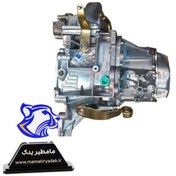 تصویر گیربکس کامل BE3 17*77 با پوسته کلیومتر پژو 405 موتور XU7 سوراخدار بدون متعلقات ایساکو 1590100499 