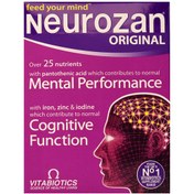 تصویر نروزان اورجينال (مولتي ويتامين تقويت سيستم عصبي) قرص - ويتابيوتيکس NEUROZAN ORIGINAL TAB - VITABIOTICS