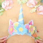 تصویر الگوی ساخت تاج اسب تک شاخ + راهنما 