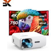 تصویر ویدئو پروژکتور هوشمند Jimveo مدل J61 کیفیت ۴K با فوکوس خودکار 