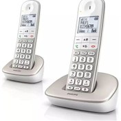 تصویر تلفن بیسیم 2گوشی فلیپس اورجینال اروپا 
