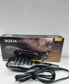 تصویر برس حرارتی روزیا مدل HR766 Rozia Hr 766 IONIC Straight Hair Comb