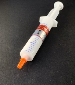 تصویر خمیر سیلیکن سرنگی بزرگ سفید 5 عددی 