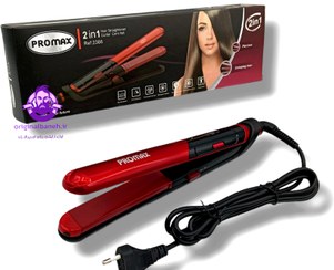 تصویر اتو مو دوکاره پرومکس مدل REF-2366 Promax double hair iron model REF-2366