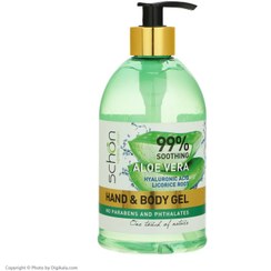 تصویر ژل آبرسان شون مدل آلوئه ورا حجم ۵۰۰ میلی لیتر بطری پمپ دار 