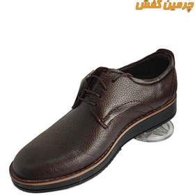 تصویر کفش تمام چرم مردانه مجلسی و اداری نجفی زیره پی یو و دور دوخت کد 7014 ا Najafi men's leather shoes Najafi men's leather shoes