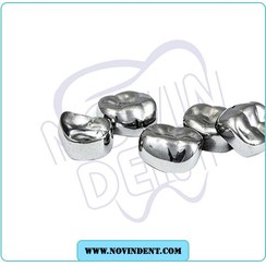 تصویر روکش استنلس استیل دندان دائمی 