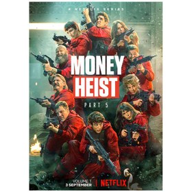 تصویر متال پوستر مستر پیکد طرح خانه کاغذی یا سرقت پول Money Heist کد PCD-MB1095 